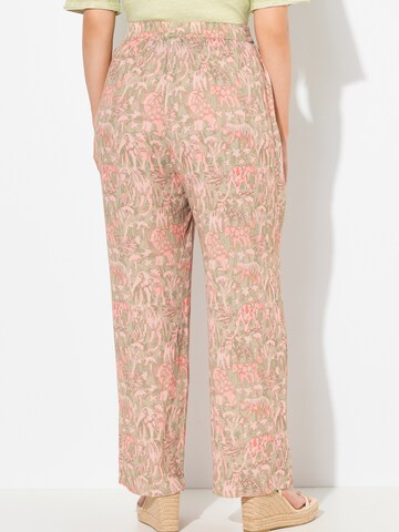 Ulla Popken Loosefit Broek in Groen