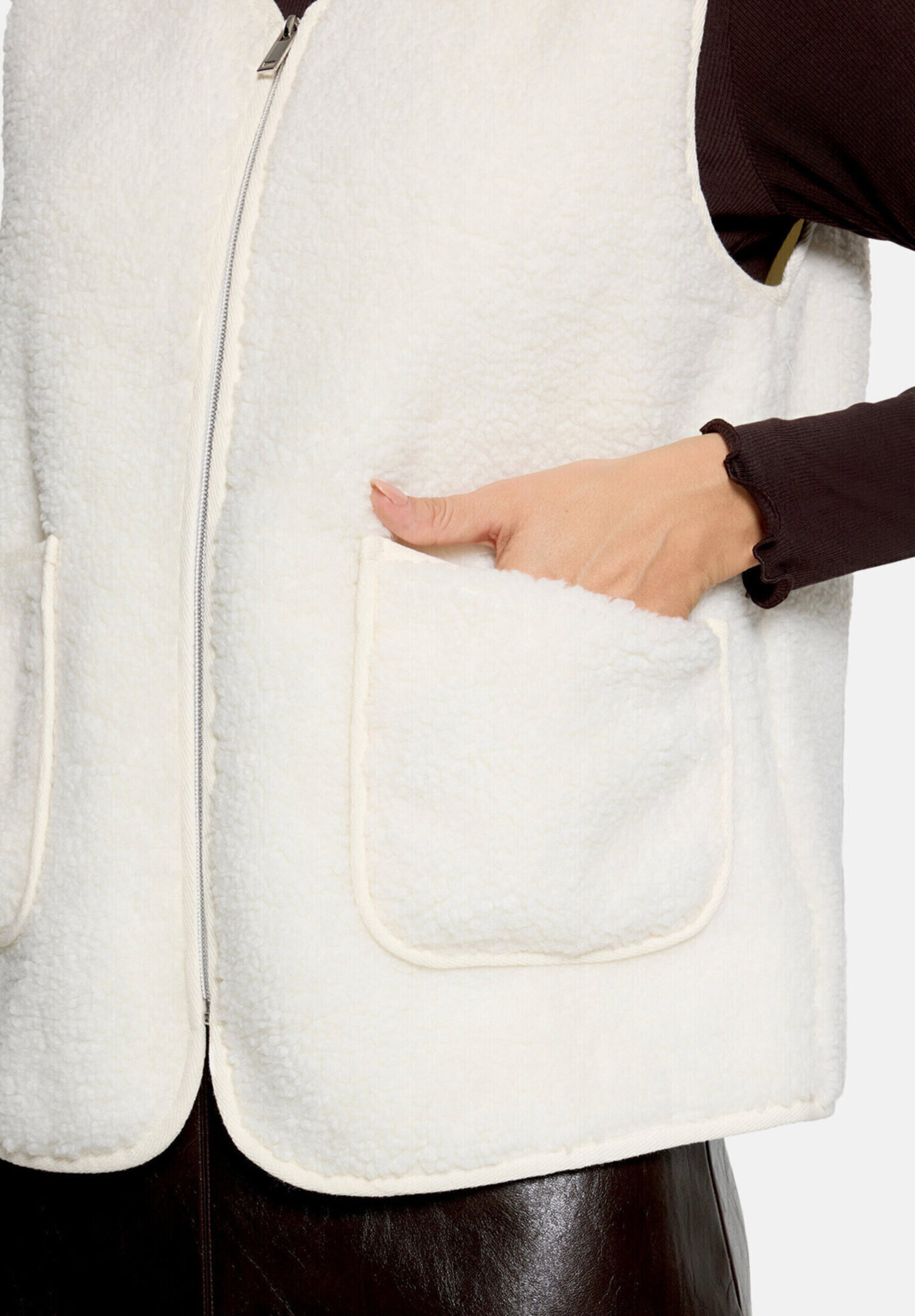 Cartoon Vest in White