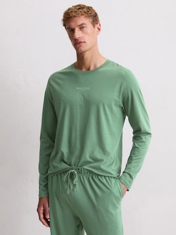 Marc O'Polo - Camiseta ' Mix N Match Cotton ' en verde: frente