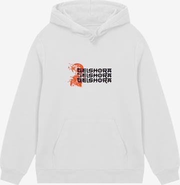 Pull-over 'Geishora Japan Streetstyle' F4NT4STIC en blanc : devant