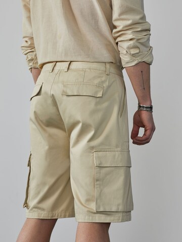 DAN FOX APPAREL Regular Broek 'Hendrik' in Beige