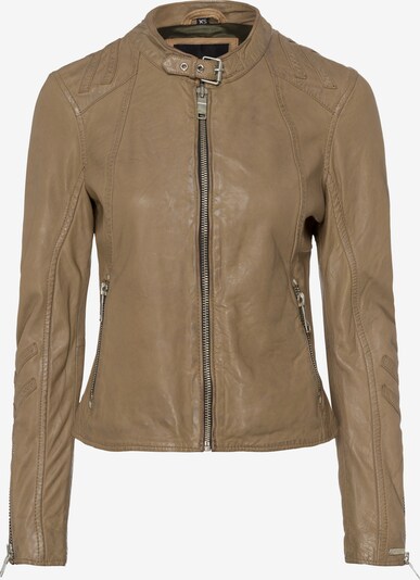 Maze Lederjacke in beige, Produktansicht