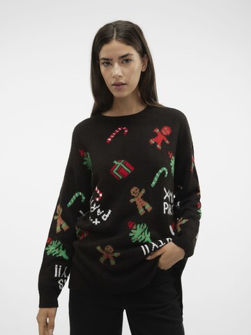 Pull-over 'XMASPARTY ' VERO MODA en noir