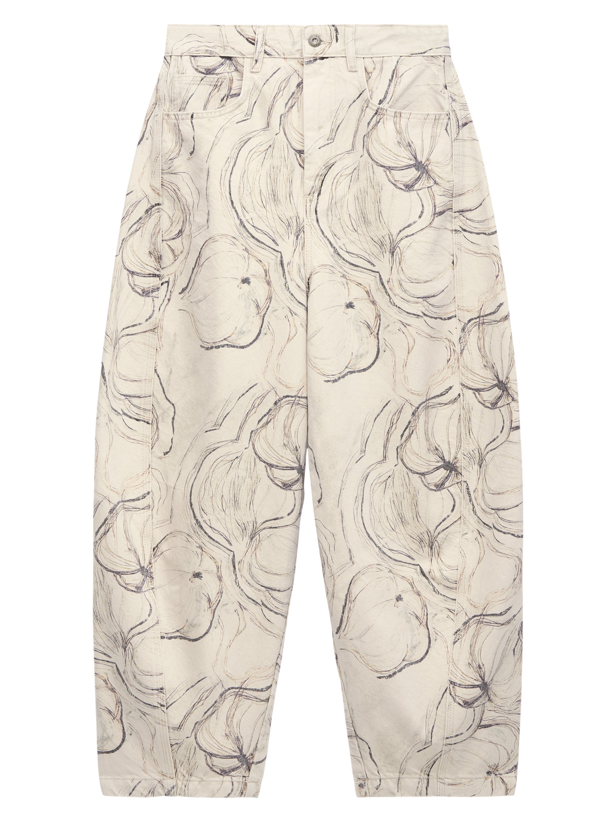 Adolfo Dominguez Normální Džíny – mix barev: přední strana