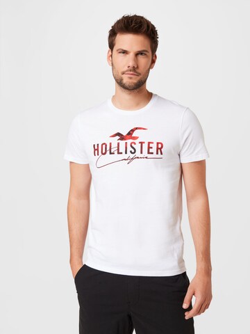 HOLLISTER Póló - fekete: elől