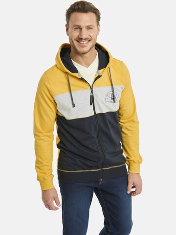 Jan Vanderstorm Zip-Up Hoodie ' Paulhard ' in Mixed colors: front