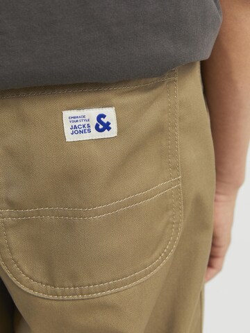 Jack & Jones Junior Свободный крой Штаны 'JPSTALEX CLEAN JJWORKER' в Коричневый