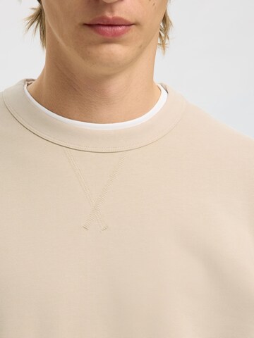 SELECTED Sweatshirt i beige