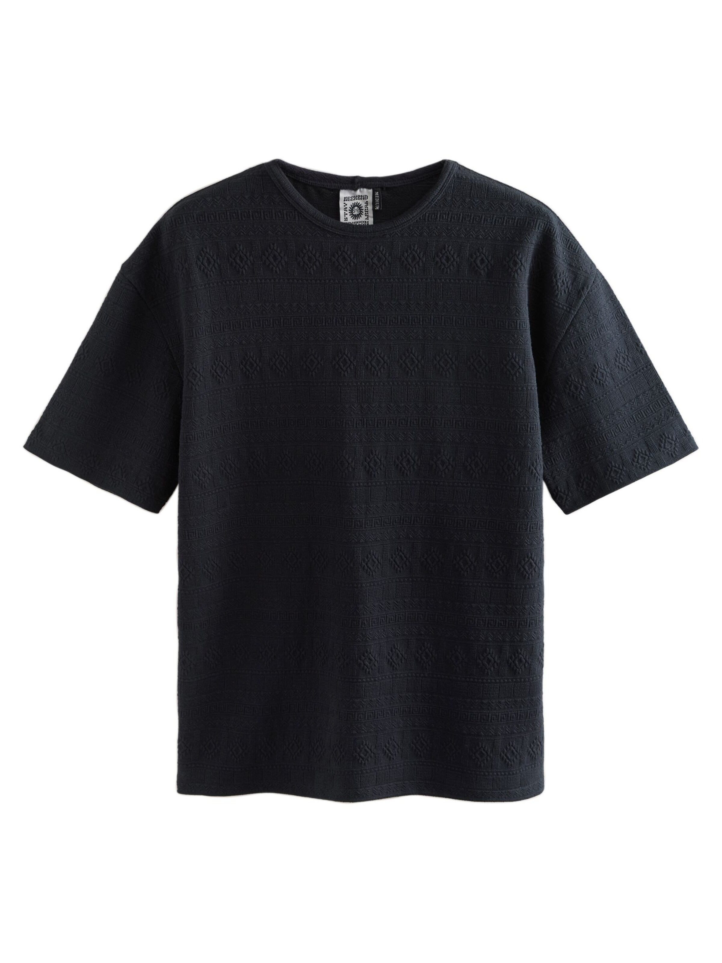 melns Next T-Krekls: no priekšpuses