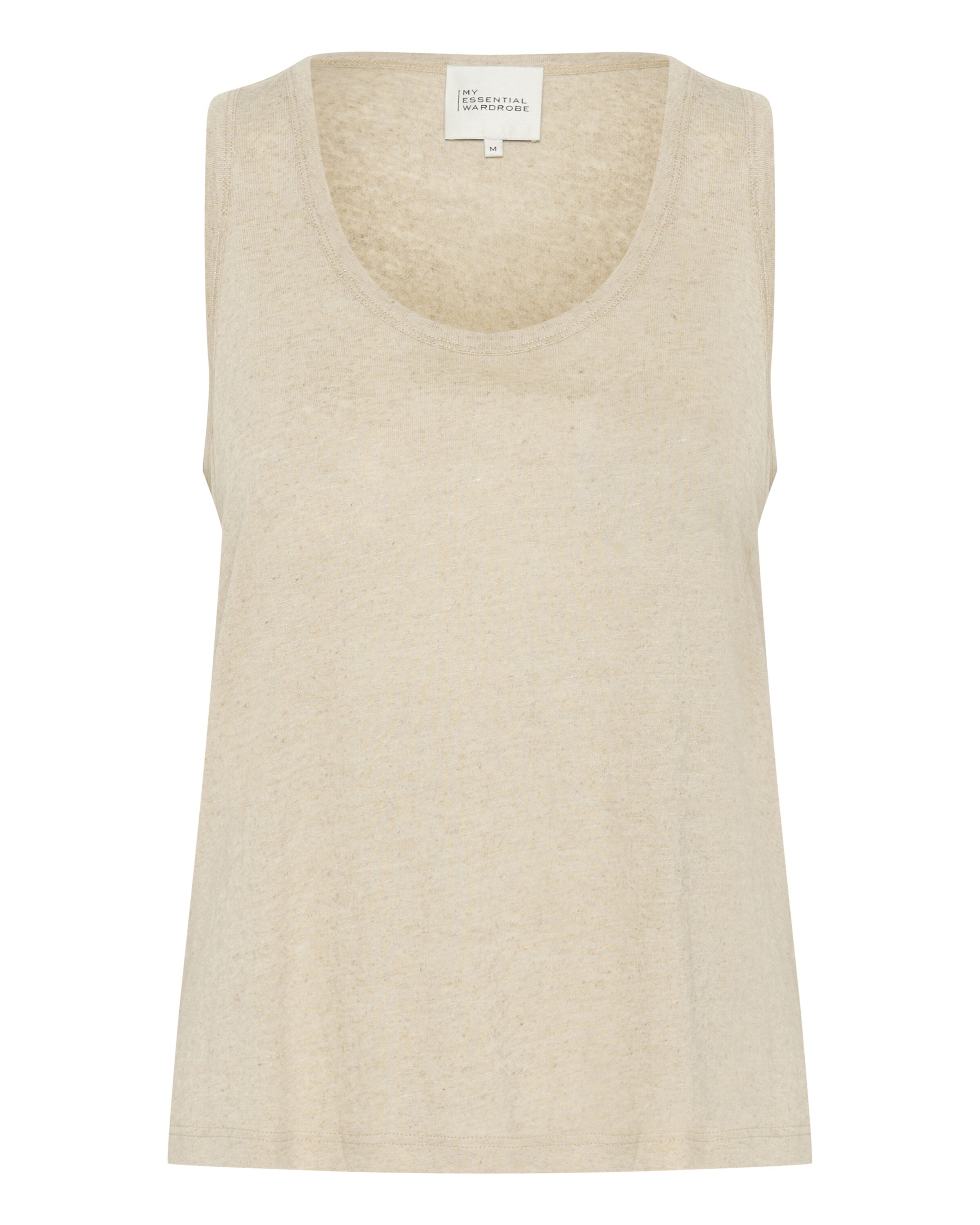 My Essential Wardrobe Top 'Lisa' in Beige: Vorderseite
