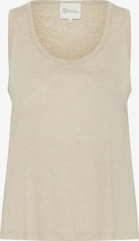 My Essential Wardrobe Top 'Lisa' in Beige: Vorderseite
