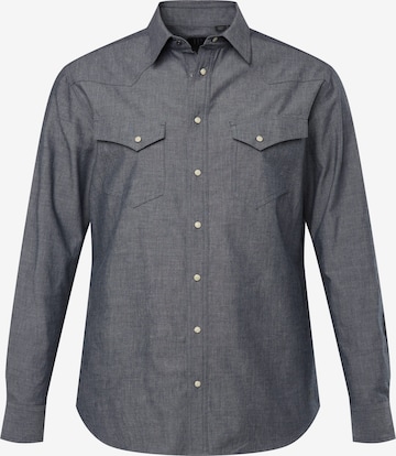 JP1880 Overhemd in Grijs: voorkant