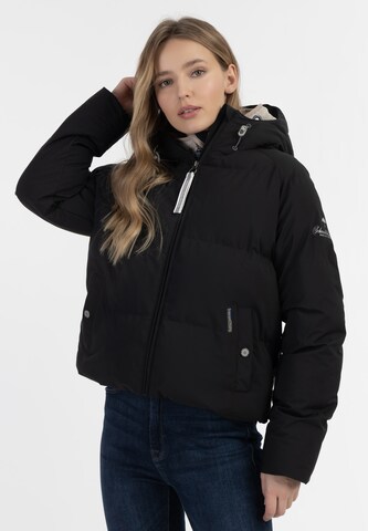 Schmuddelwedda - Chaqueta funcional en negro: frente