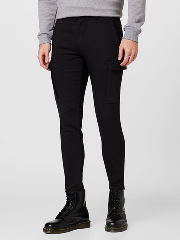 Slimfit Pantaloni cu buzunare de la ANTONY MORATO pe negru: față