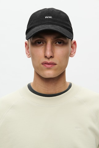 WOOD WOOD Cap in Black