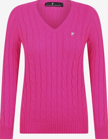 DENIM CULTURE Sweater 'Holly' in Pink: front