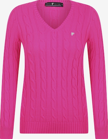 DENIM CULTURE Sweater 'Holly' in Pink: front