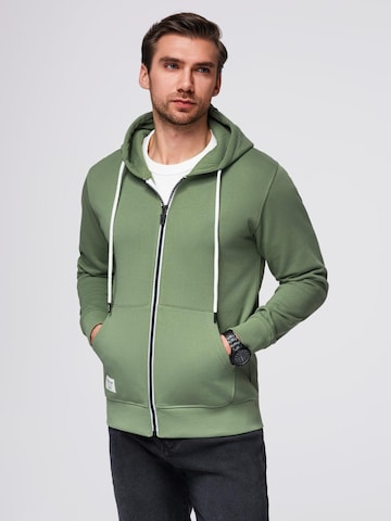 Sweat-shirt Ombre en vert : devant