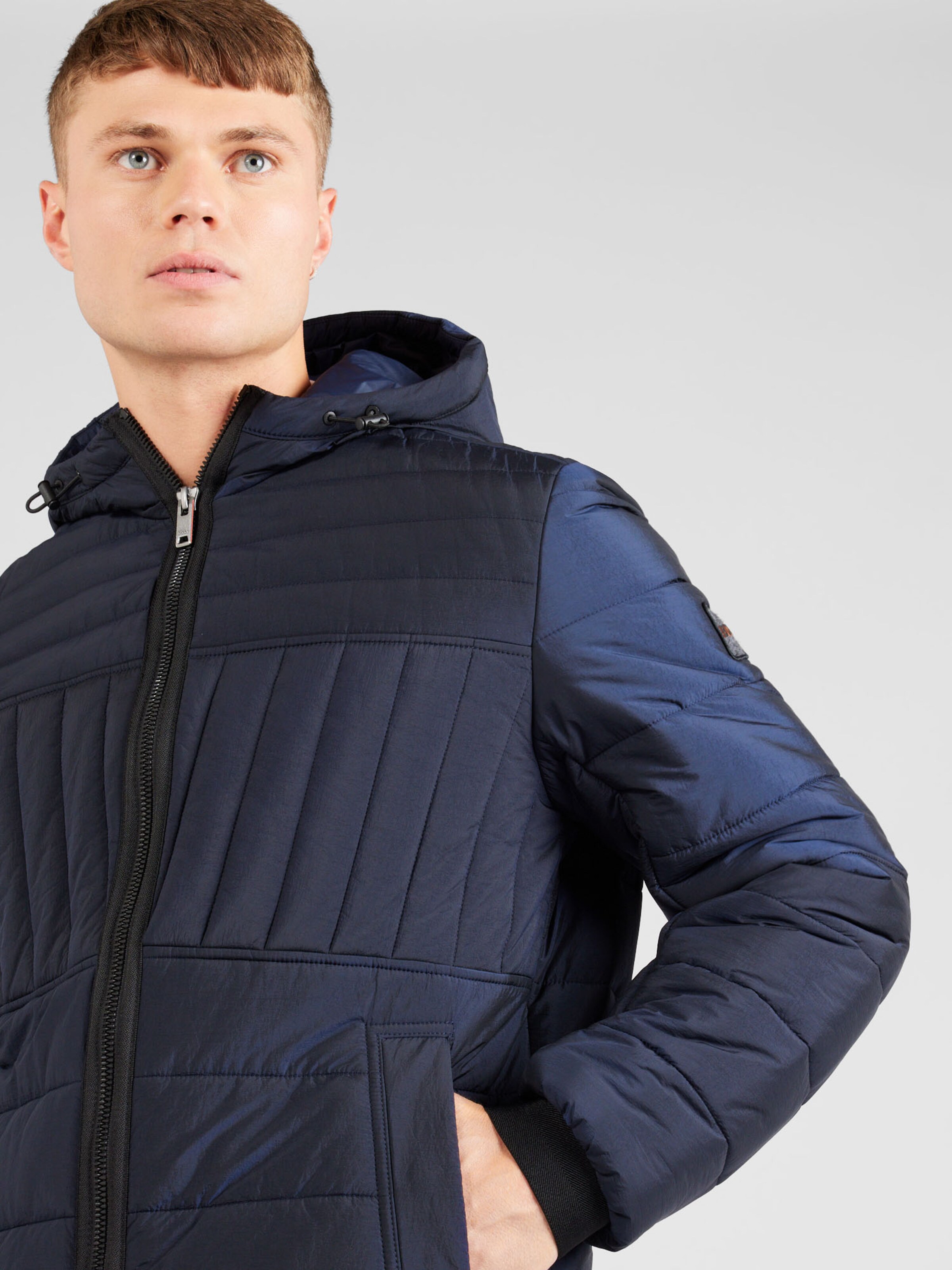 Veste mi saison Omir1 BOSS Orange en Bleu Fonc ABOUT YOU