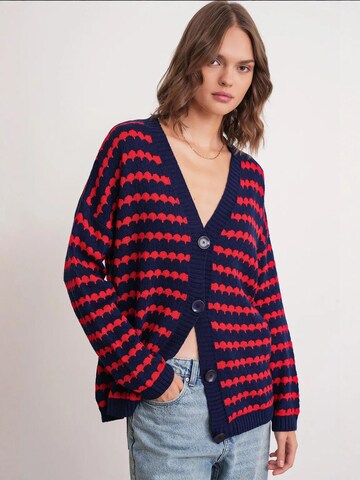 MixRay Strickjacke in Blau: Vorderseite