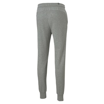 Effilé Pantalon de sport 'Essentials' PUMA en gris