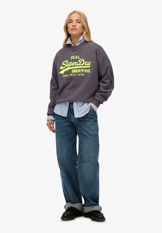 Sweat-shirt Superdry & Co en gris
