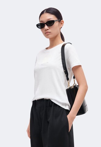 ARMANI EXCHANGE - Camiseta en blanco: frente