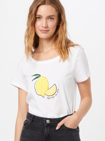ONLY T-Shirt 'KITA' in Weiß: Vorderseite