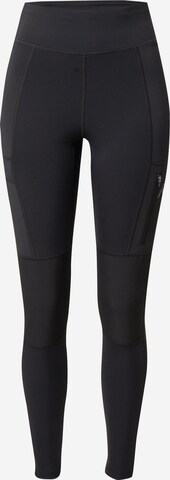 Rukka Normalny krój Spodnie sportowe 'MADET' w kolorze czarny: przód
