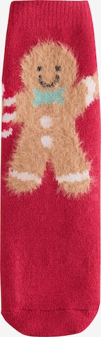 Next - Calcetines en rojo: frente