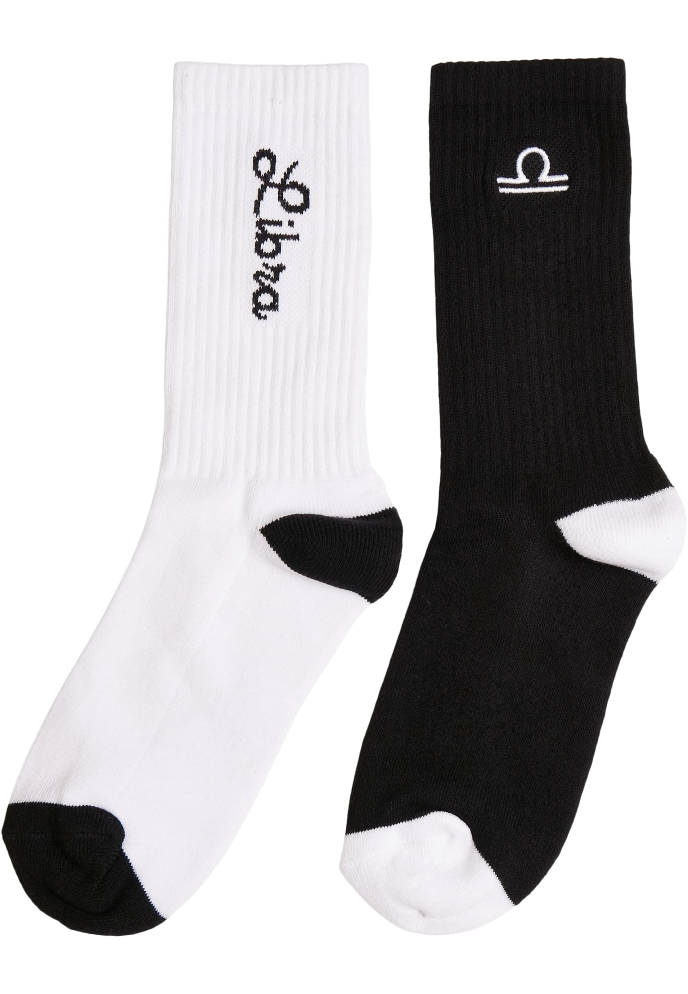 Mister Tee Socks 'Zodiac' in Black: front