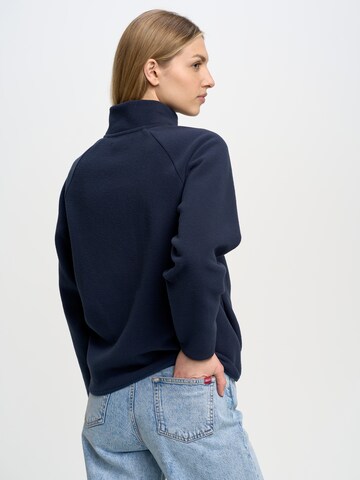 BIG STAR Fleece jas 'Sherley' in Blauw