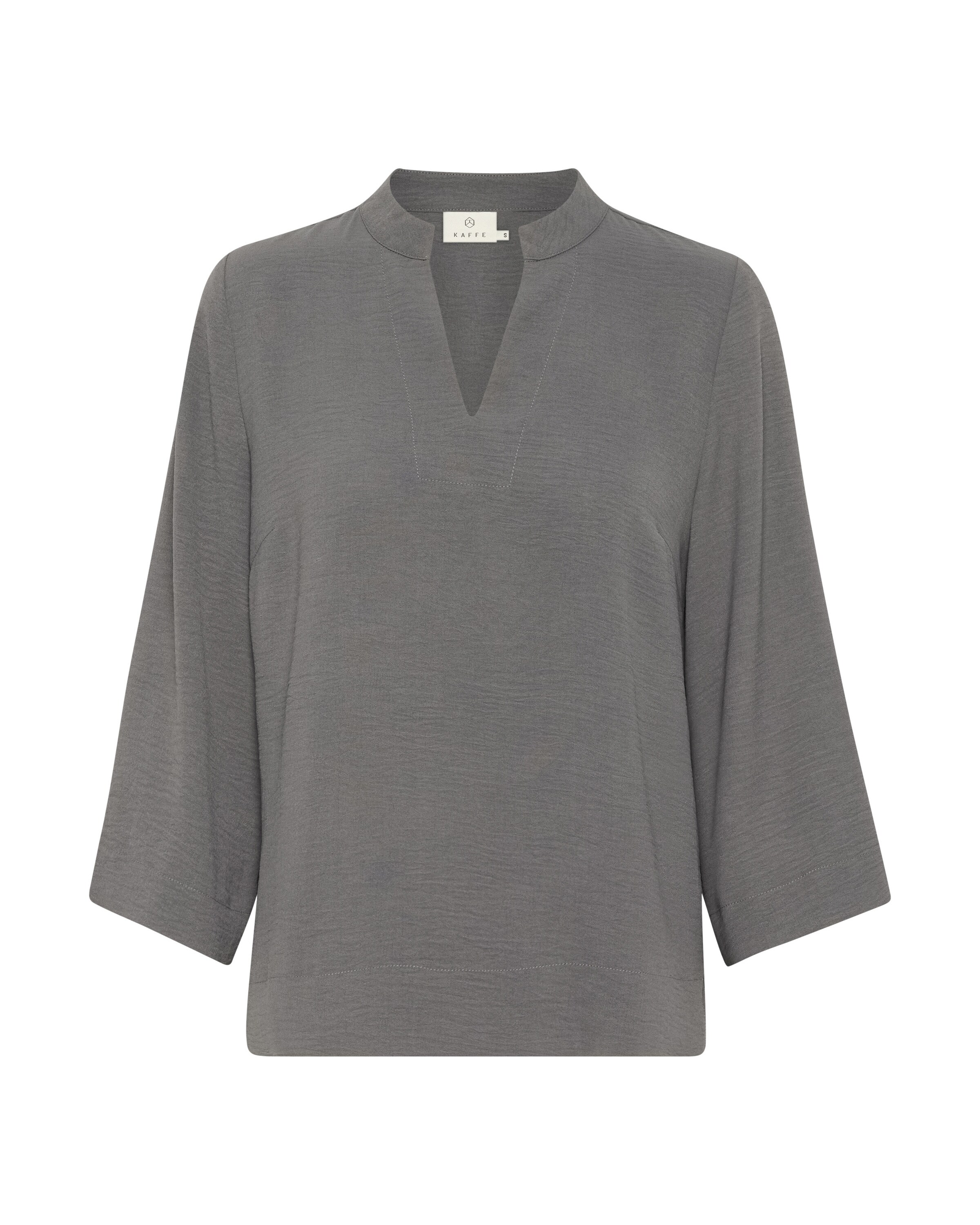 Kaffe Bluse in Grau: Vorderseite