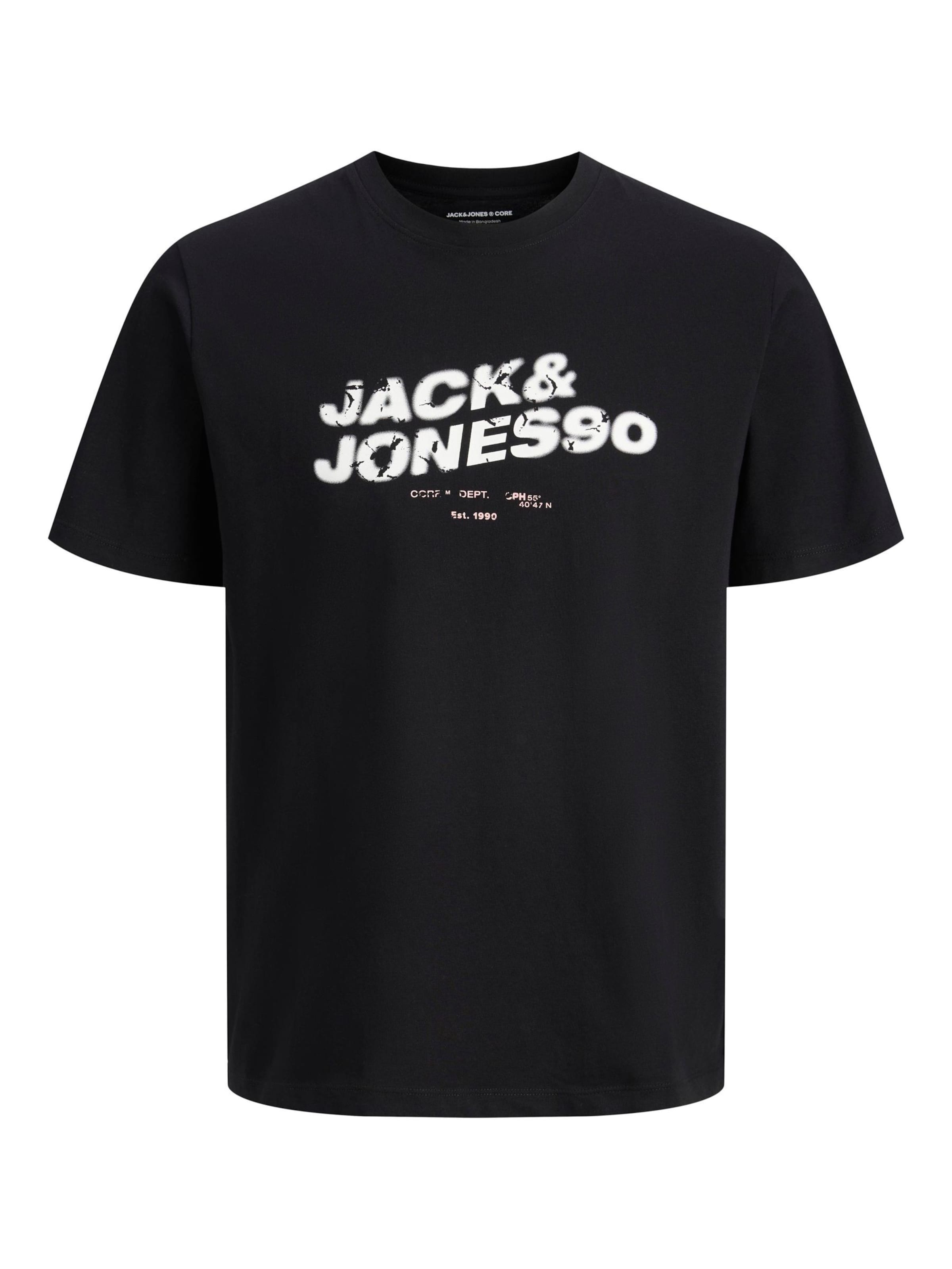 JACK & JONES Shirt in Black: front