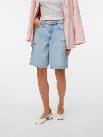 VERO MODA Regular Jeans 'VMHadley' in Blauw: voorkant