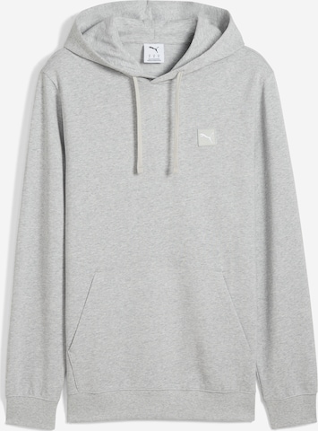 PUMA Športová mikina 'Essentials' - Sivá: predná strana