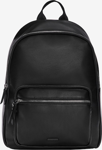 Pull&Bear Backpack in Black: front