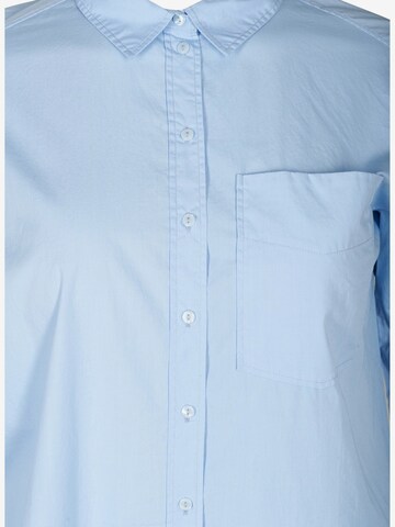 Zizzi Blouse 'MJALA' in Blue