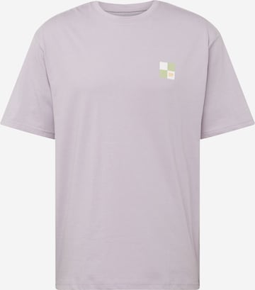 T-Shirt 'Johnny´s Burgers' Denim Project en violet : devant