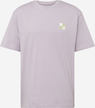 Denim Project T-Shirt 'Johnny´s Burgers' en vert pastel / violet pastel / orange pastel / blanc, Vue avec produit