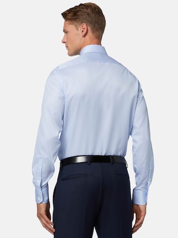 Boggi Milano Regular Fit Forretningsskjorte i blå