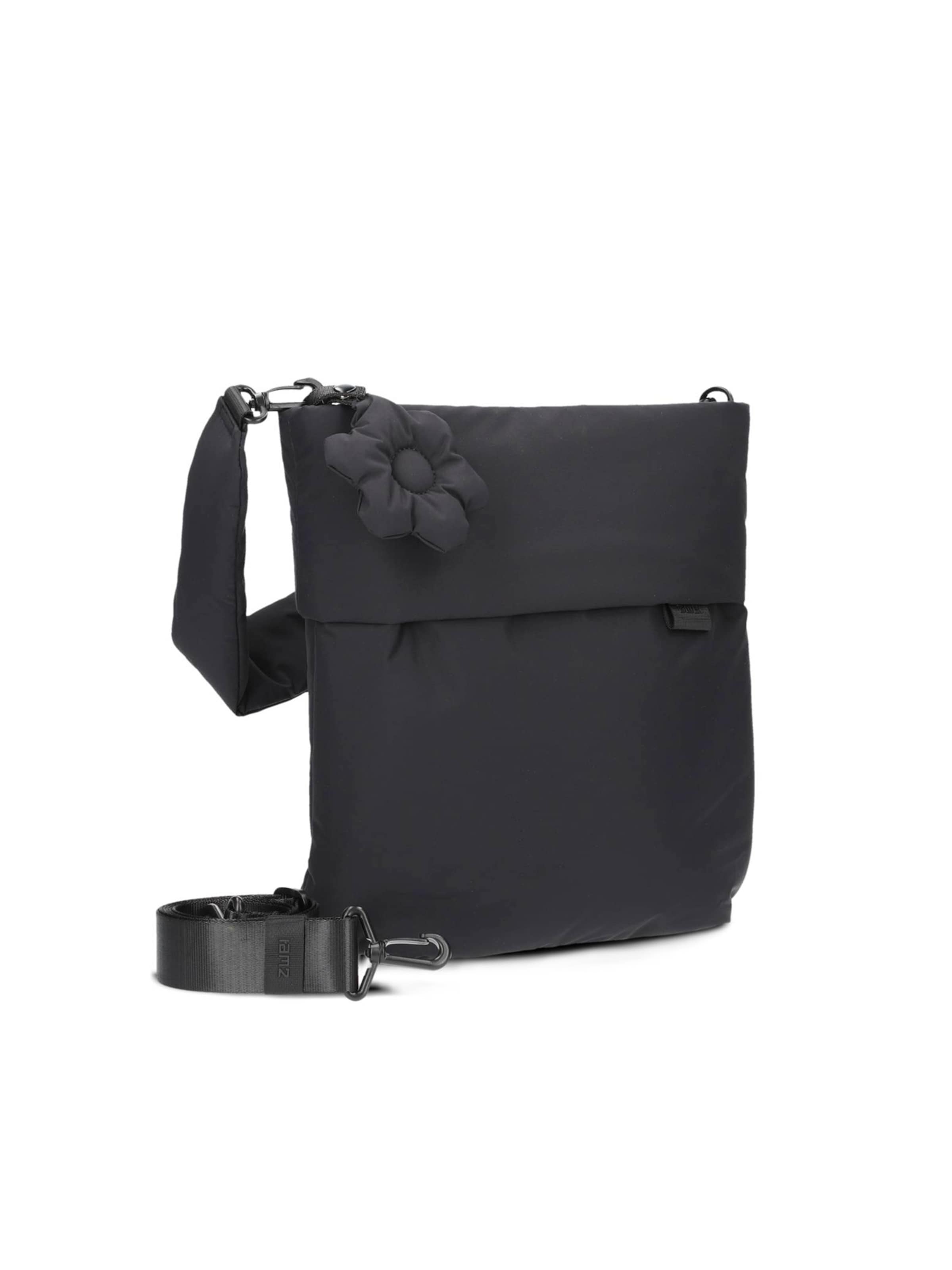 ZWEI Crossbody bag 'HANNAH HA12' in Black: front