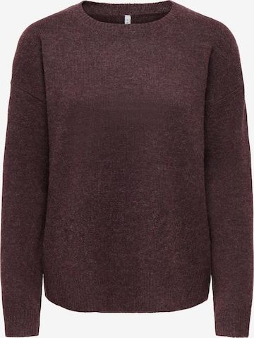Pull-over 'ONLOLIVIA' ONLY en rouge : devant