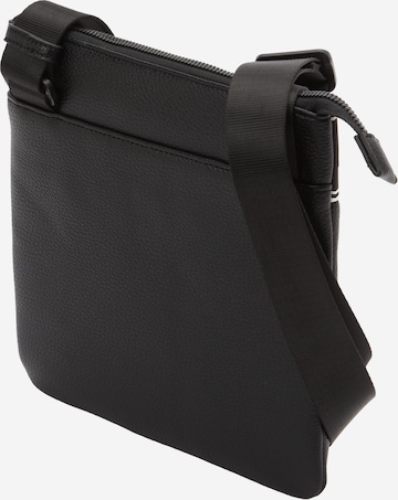 ARMANI EXCHANGE Olkalaukku 'IAN FLAT' värissä musta: etupuoli