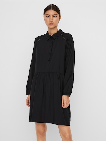 VERO MODA Shirt Dress 'Fay' in Black: front