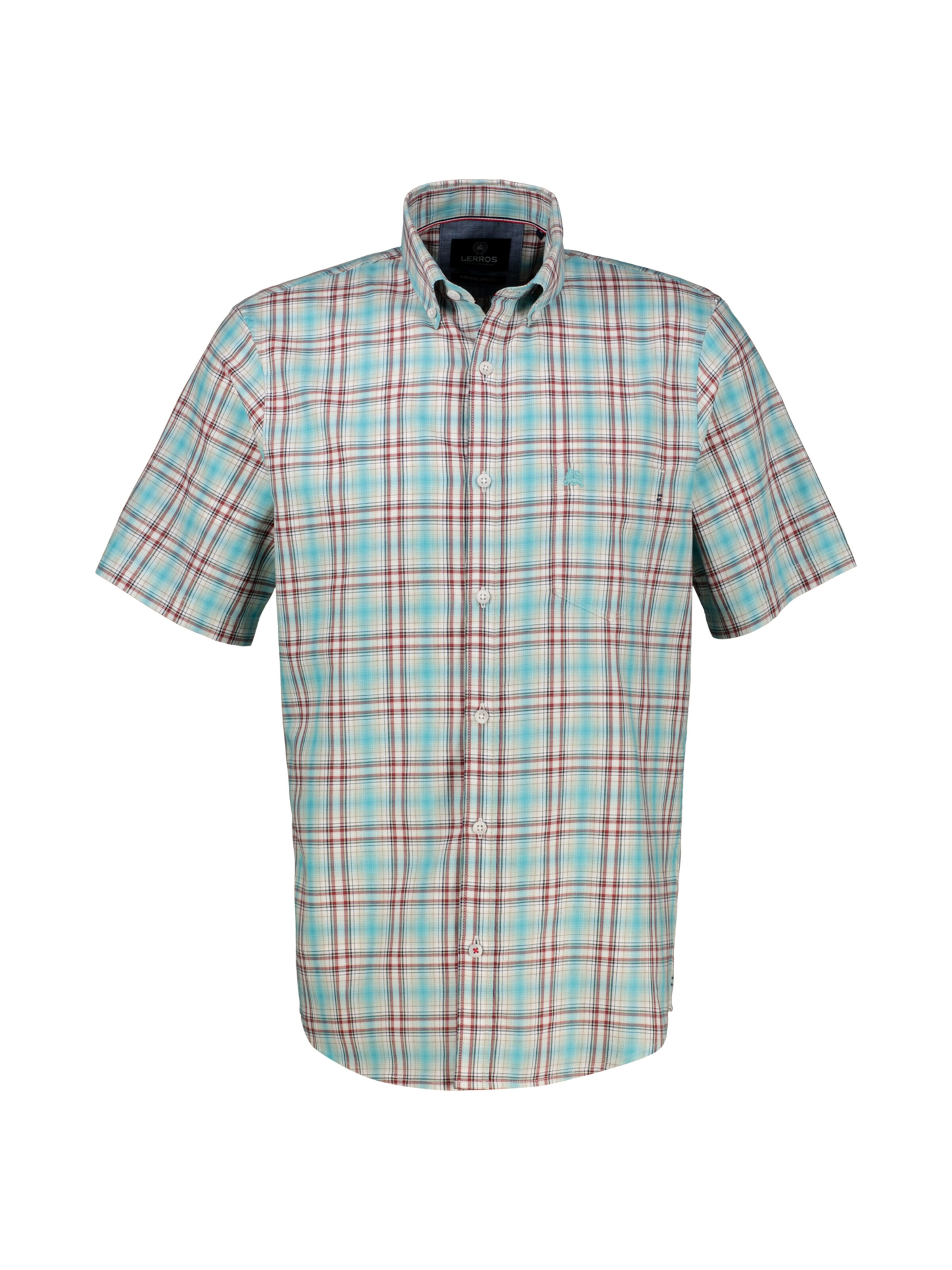 LERROS Regular fit Overhemd in Blauw: voorkant