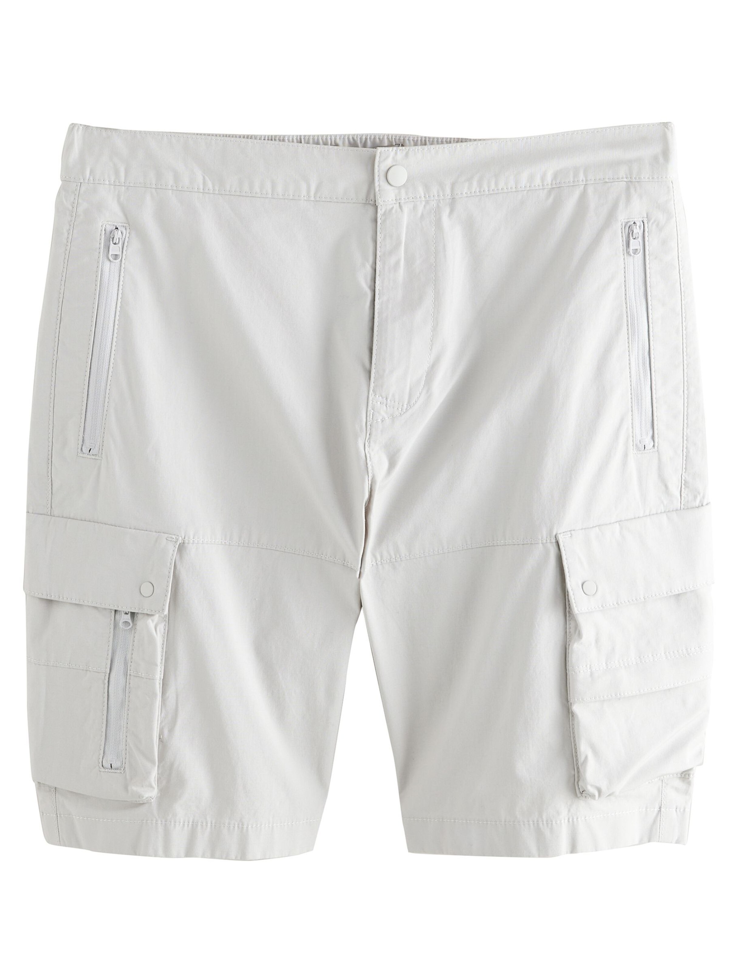 Next Loosefit Cargobyxa i grå: framsida