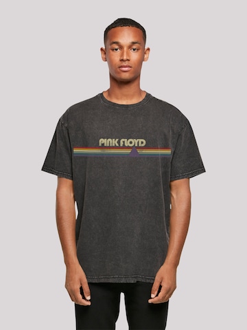 F4NT4STIC Shirt 'Pink Floyd' in Zwart: voorkant