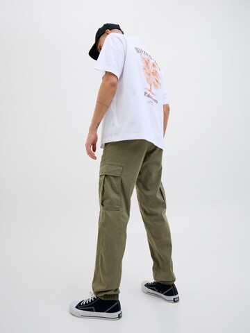JACK & JONES Regular Cargobroek in Groen