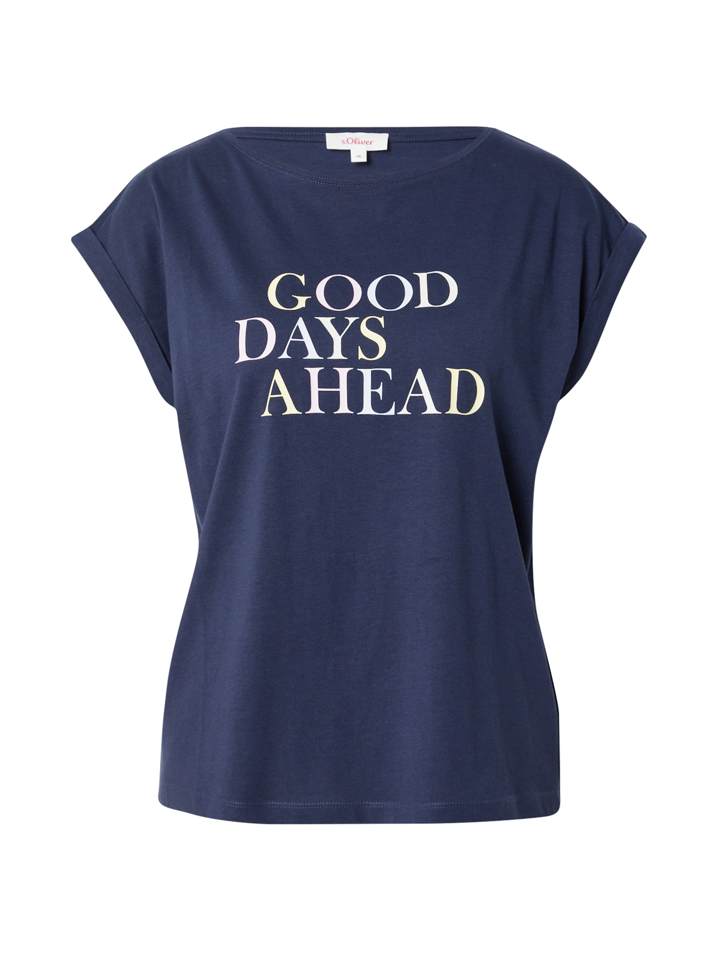 s.Oliver Shirt in Blauw: voorkant